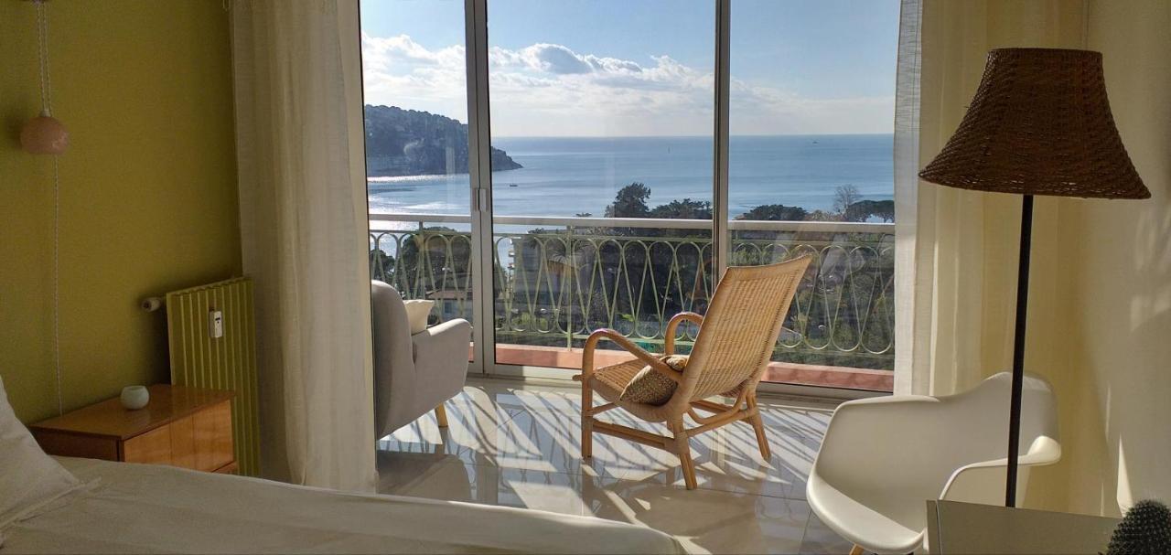 Vue Mer Exceptionnelle Entre Nice Et Monaco Villefranche-sur-Mer Exteriör bild